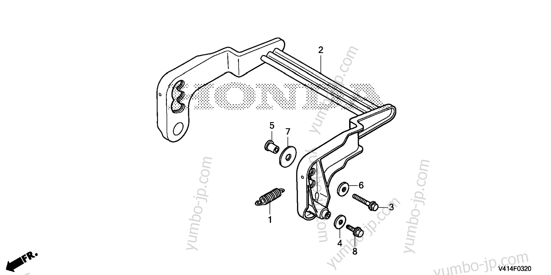 HEIGHT ADJUSTING PLATE for snow blowers HONDA HS1332 TA 