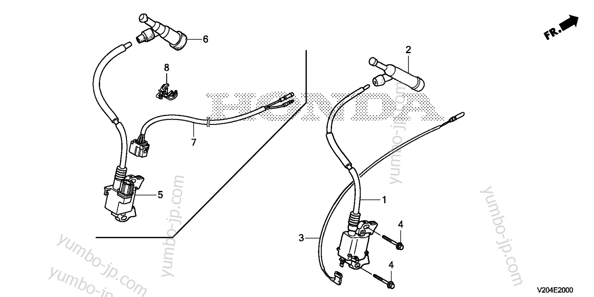 Катушки зажигания для культиваторов HONDA FRC800 AC 