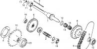 REDUCTION PRIMARY SHAFT / COUNTERSHAFT