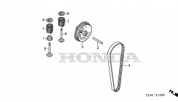 CAM PULLEY (WX10K1) for мотопомпы HONDA WX10K1 A