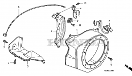 Крышка вентилятора для мотопомпы HONDA WMP20X A1T