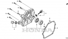 CRANKCASE COVER for мотопомпы HONDA WH15XT A