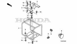 FRAME / STRAINER для мотопомпы HONDA WMP20X A1T