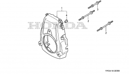 FAN COVER for мотопомпы HONDA WX15 AX2T