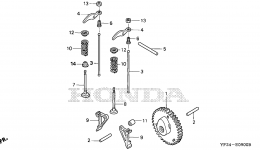 CAMSHAFT for мотопомпы HONDA WX15 AX1