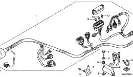 WIRE HARNESS (FRAME) for гидроцикла HONDA ARX1200T3 A2006 year 
