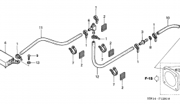 BILGE STRAINER ('02-'03) for гидроцикла HONDA ARX1200N3 A2002 year 
