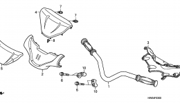 Румпель (рукоятка управления) для гидроцикла HONDA ARX1500T3 A2008 г. 