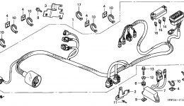 WIRE HARNESS (FRAME) for гидроцикла HONDA ARX1200T2 A2004 year 