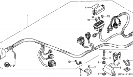 WIRE HARNESS (FRAME) for гидроцикла HONDA ARX1200N3 A2003 year 