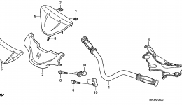 Румпель (рукоятка управления) для гидроцикла HONDA ARX1200T2 A2007 г. 