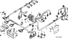 WIRE HARNESS (ENGINE) for гидроцикла HONDA ARX1200N3 A2007 year 
