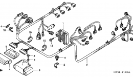 WIRE HARNESS (ENGINE) for гидроцикла HONDA ARX1200N2 A2006 year 