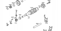 Gear Change Drum/Shift Fork(s)