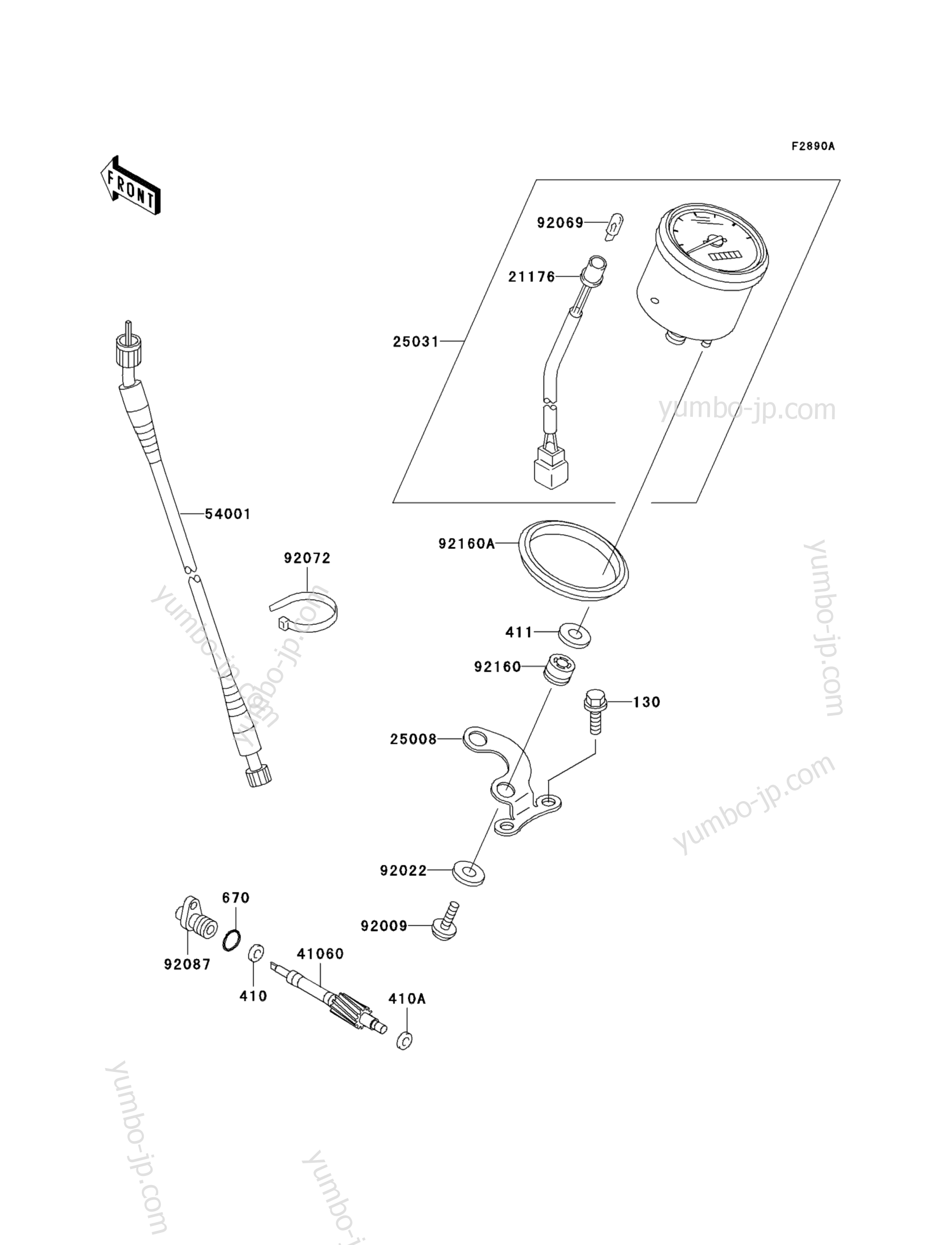 Optional Parts (CA,US) for ATVs KAWASAKI PRAIRIE 300 (KVF300-B1) 1999 year