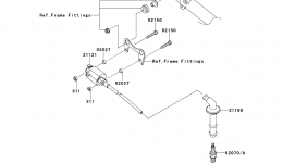 IGNITION SYSTEM для квадроцикла KAWASAKI KFX450R (KSF450BEF)2014 г. 
