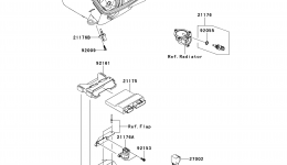 Fuel Injection для квадроцикла KAWASAKI BRUTE FORCE 750 4X4I (KVF750LEF)2014 г. 