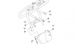 Guard(s) for квадроцикла KAWASAKI PRAIRIE 300 4X4 (KVF300-A4)2002 year 