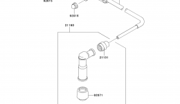 IGNITION SYSTEM for квадроцикла KAWASAKI LAKOTA SPORT (KEF300-B3)2003 year 