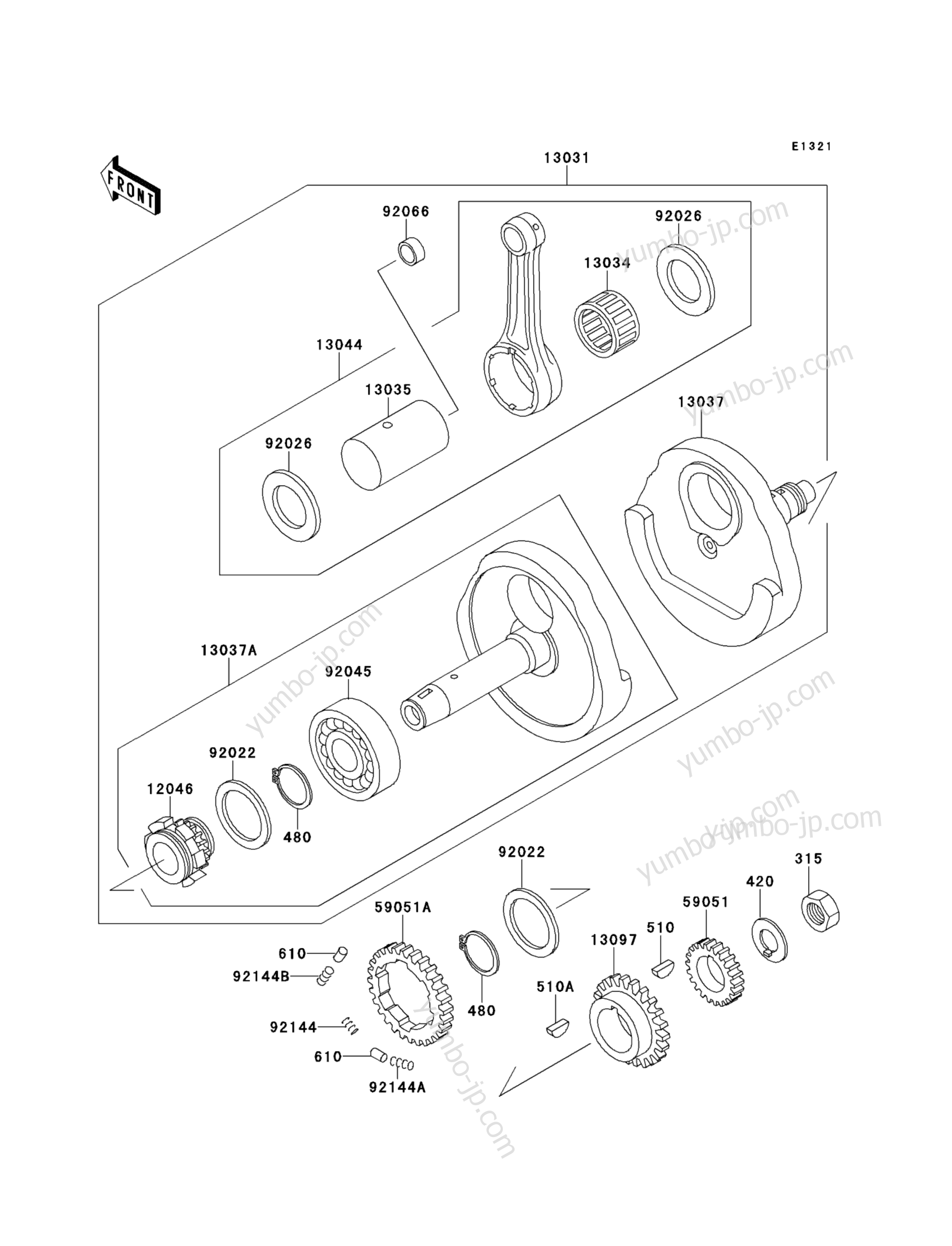 Shop High Quality Kawasaki Engine Piston Kit With 76.50 MM Bore
