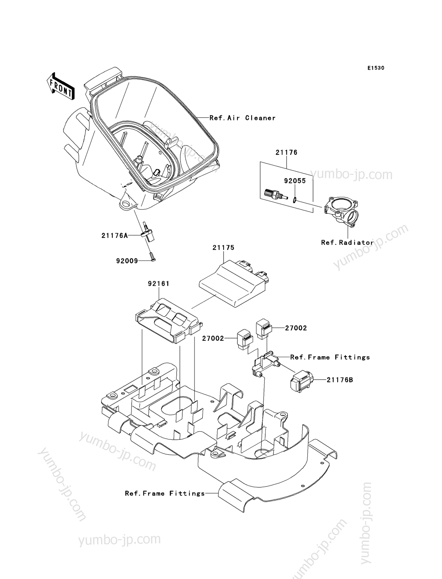 Fuel Injection for ATVs KAWASAKI BRUTE FORCE 750 4X4I (KVF750DBF) 2011 year