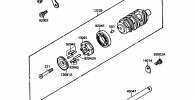 Gear Change Drum/Shift Fork(s)