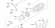 Gear Change Drum/Shift Fork(s)