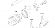 Gear Change Drum/Shift Fork(s)