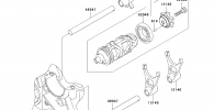 Gear Change Drum/Shift Fork(s)