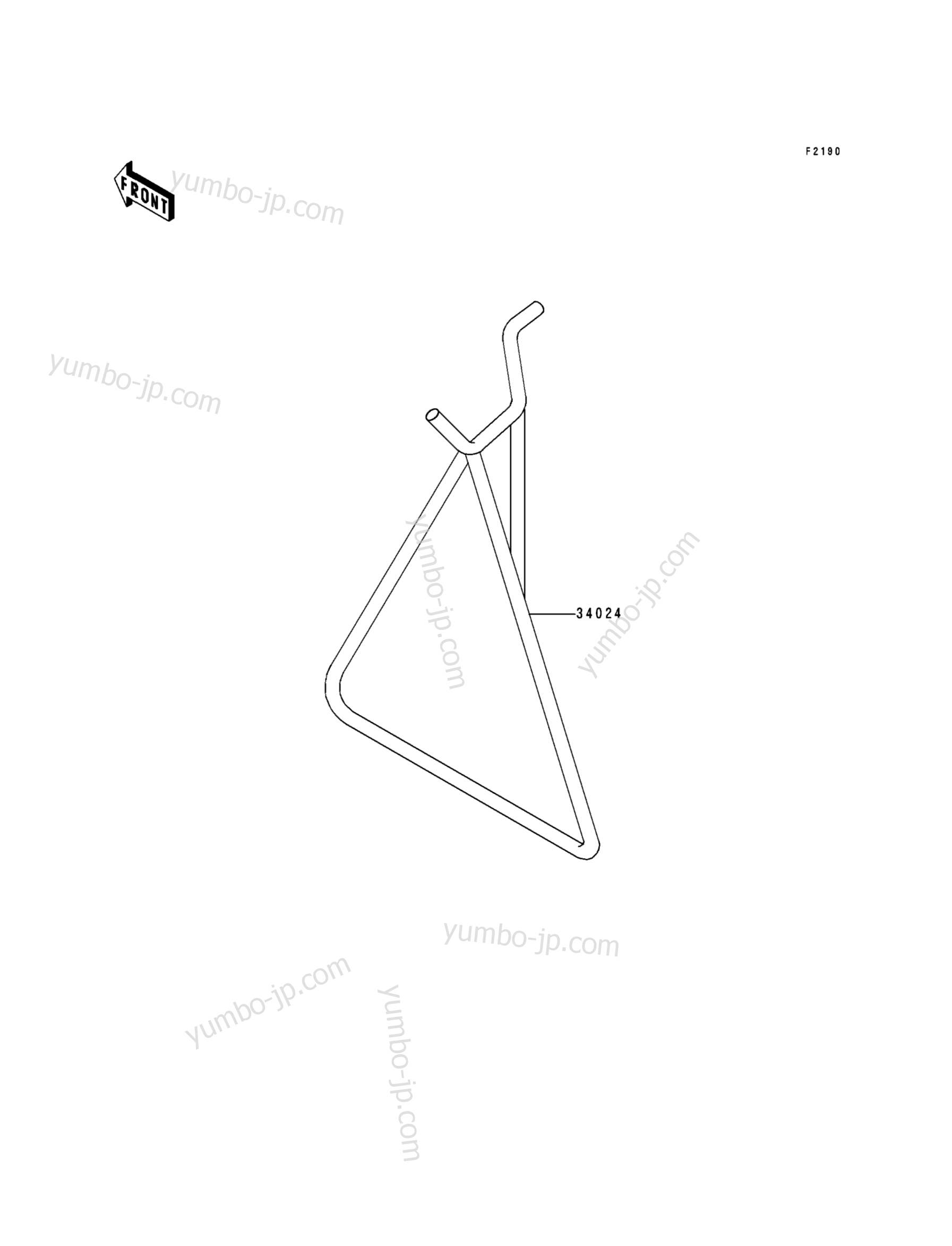 Stand(s) for motorcycles KAWASAKI KX500 (KX500-E5) 1993 year