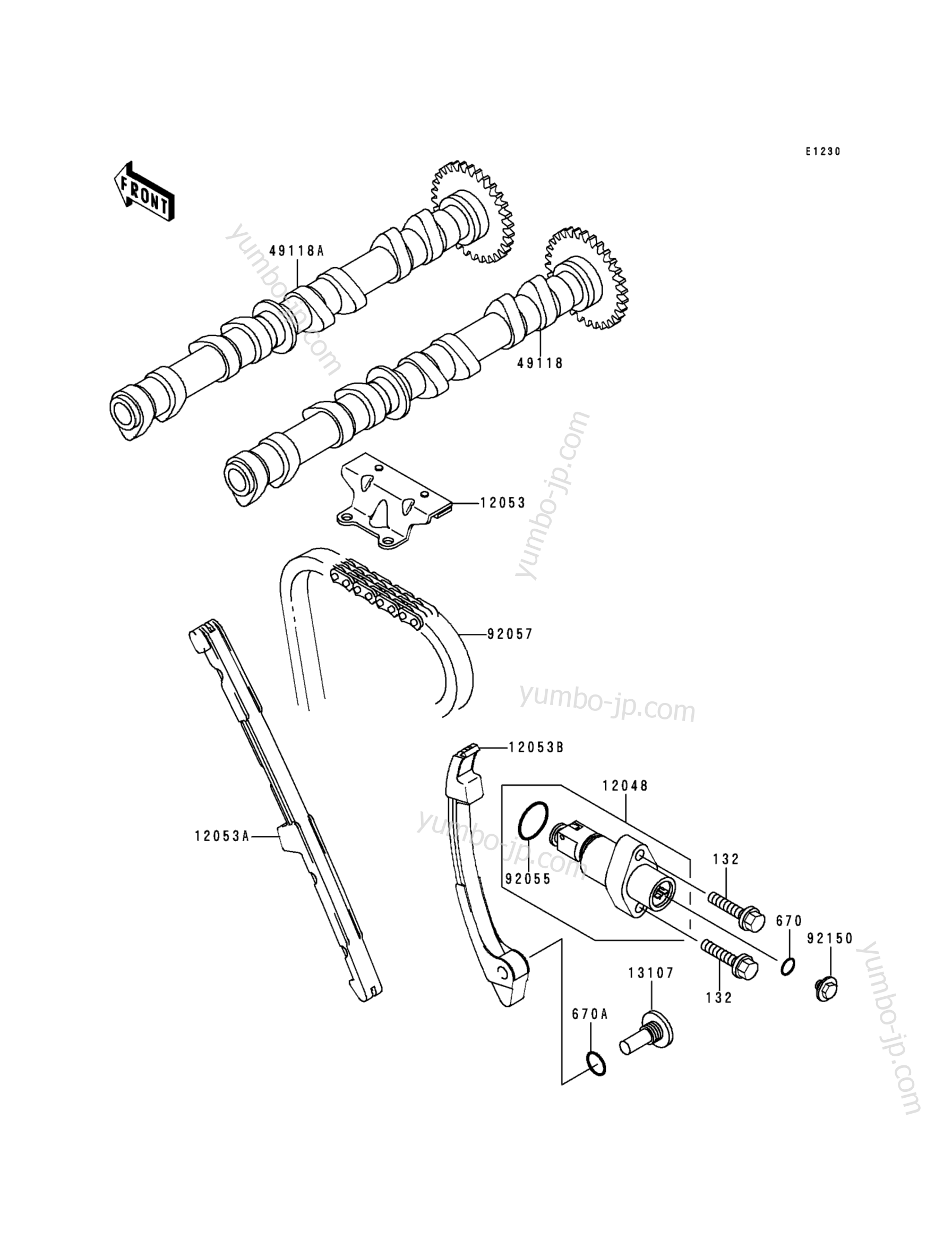 YUMBO | spare parts catalog for мотоцикла KAWASAKI NINJA ZX-6R