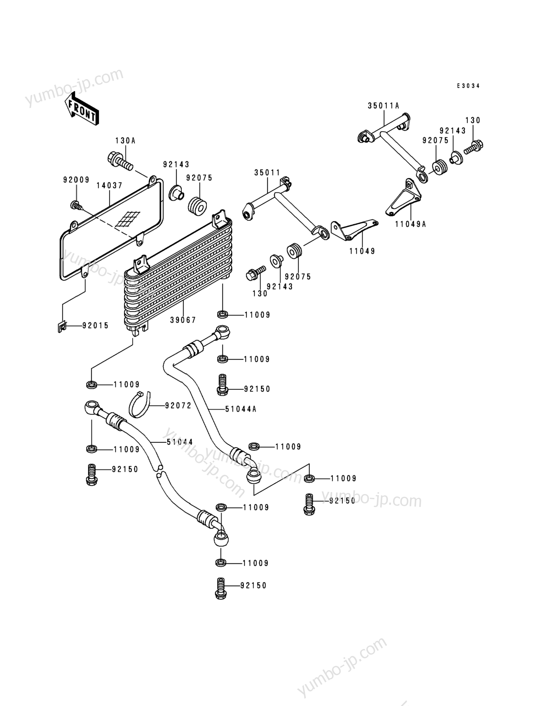 YUMBO | spare parts catalog for мотоцикла KAWASAKI NINJA ZX-6R
