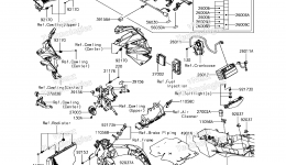 CHASSIS ELECTRICAL EQUIPMENT для мотоцикла KAWASAKI VERSYS 1000 (KLZ1000BHF)2017 г. 