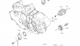 Gear Change Drum/Shift Fork(s) для мотоцикла KAWASAKI KX450F (KX450FFF)2015 г. 