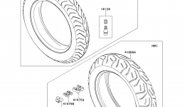 Tires для мотоцикла KAWASAKI VULCAN 1700 NOMAD ABS (VN1700DEF)2014 г. 