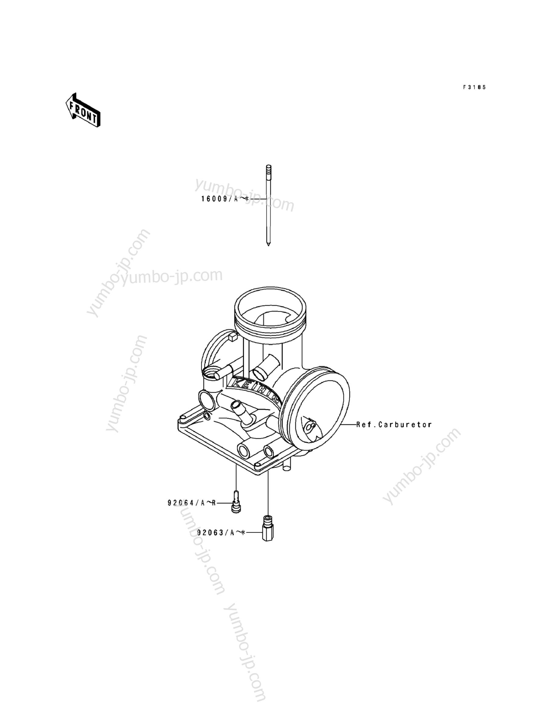Optional Parts(4/4) for motorcycles KAWASAKI KX500 (KX500-E1) 1989 year