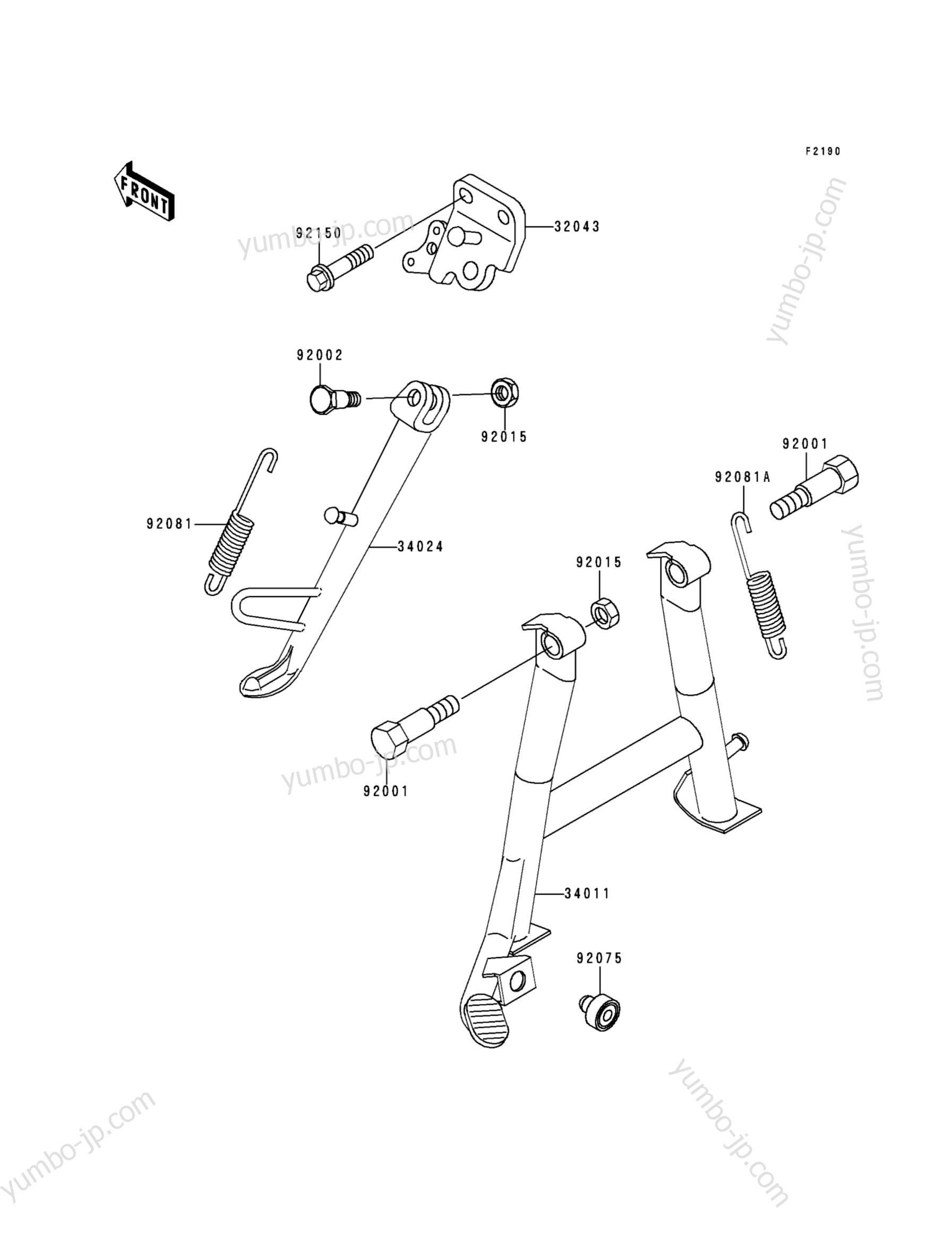 Kawasaki PISTON-ENGINE たせん (部品番号) NOS [X2206-89]