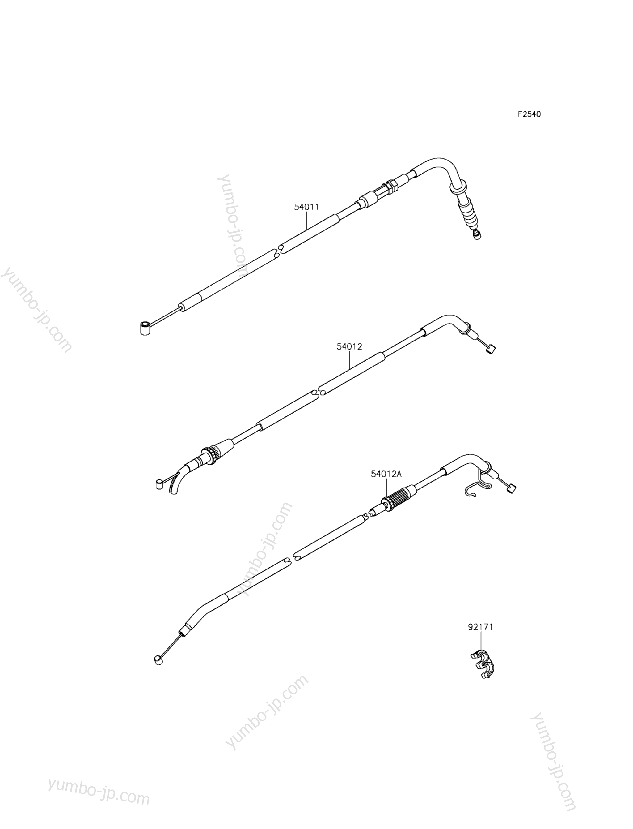 CABLES for motorcycles KAWASAKI VULCAN S ABS (EN650BGFA) 2016 year