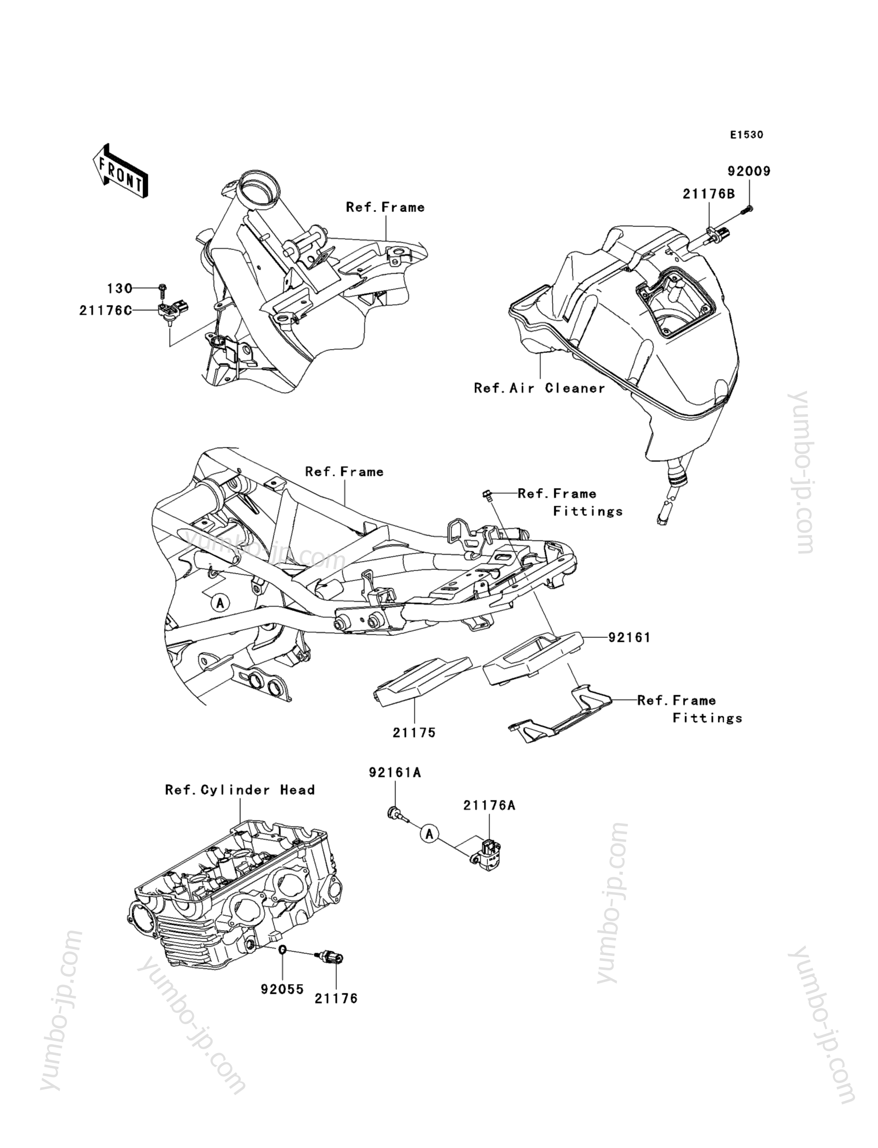 Fuel Injection for motorcycles KAWASAKI ER-6N (ER650CAF) 2010 year