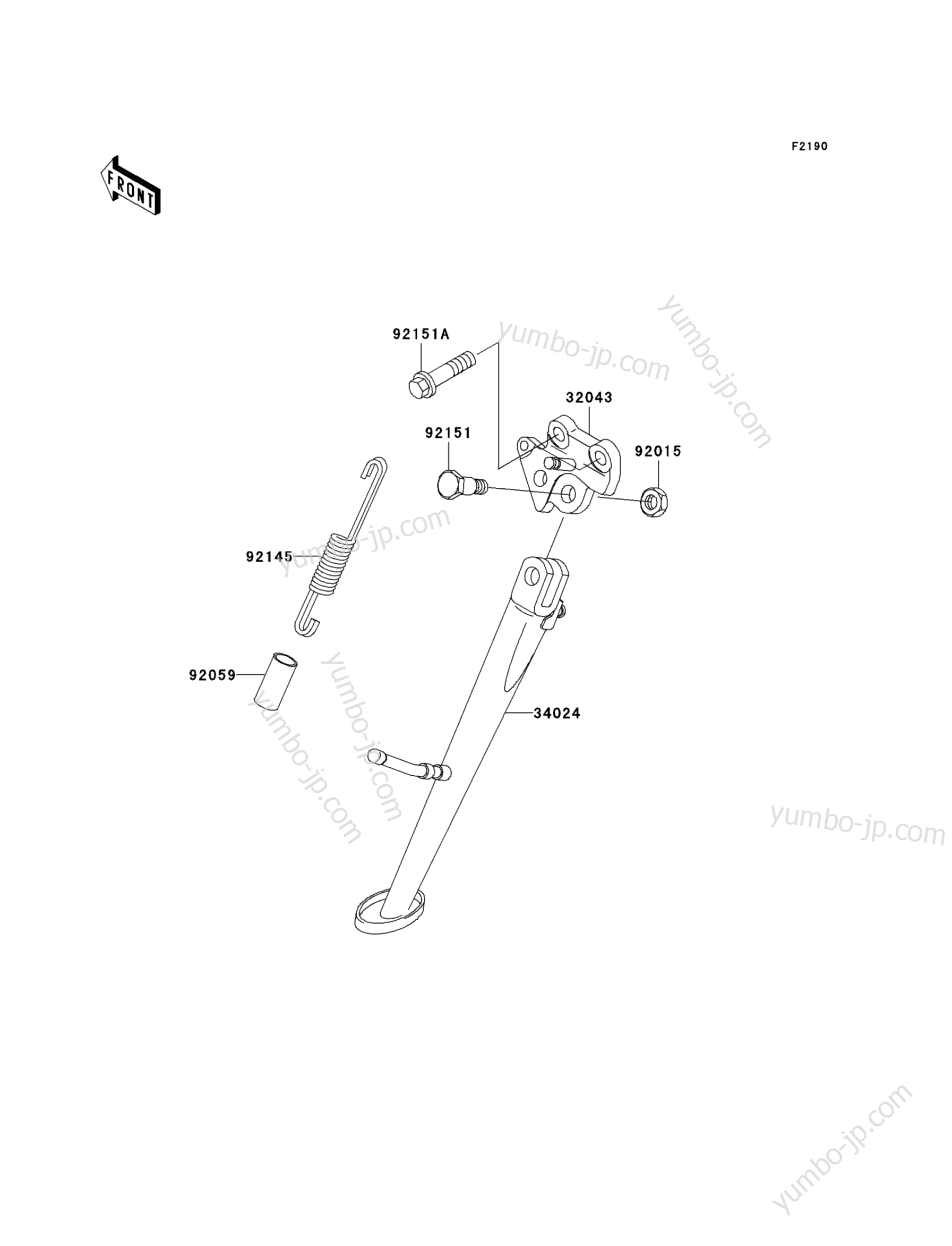 YUMBO | spare parts catalog for мотоцикла KAWASAKI NINJA ZX