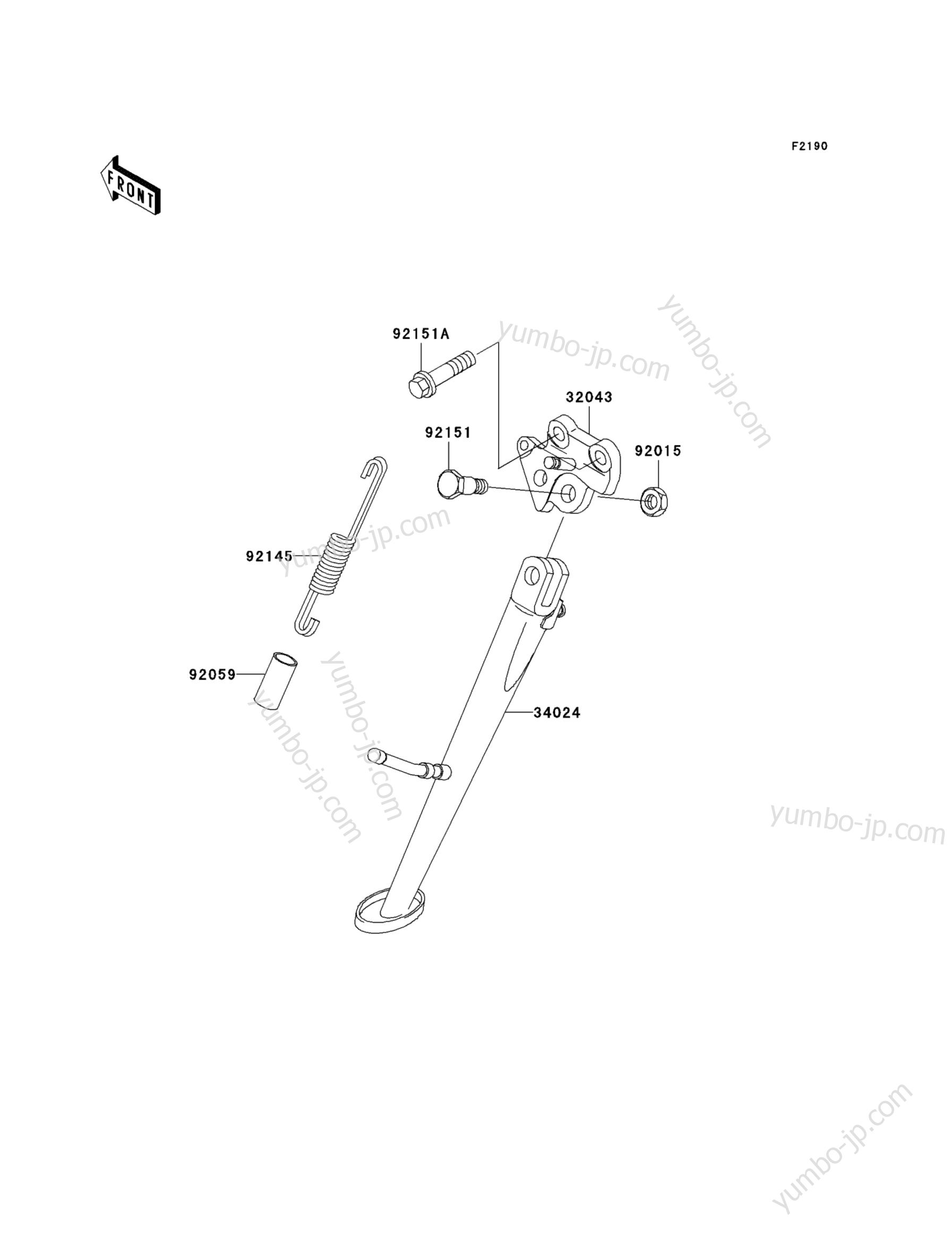 Stand(s) for motorcycles KAWASAKI NINJA ZX-12R (ZX1200-B2) 2003 year