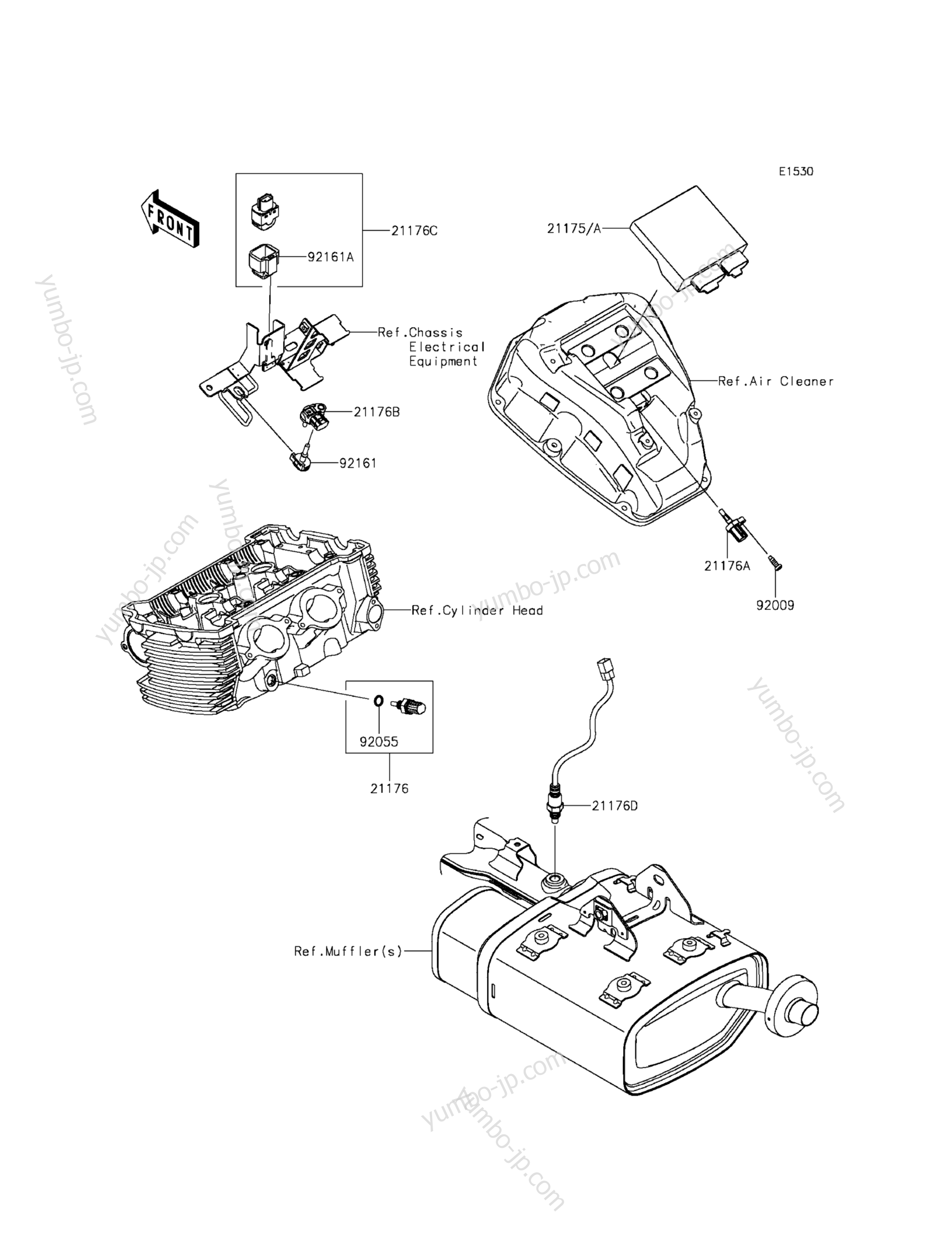 Fuel Injection for motorcycles KAWASAKI VULCAN S ABS (EN650BFF) 2015 year