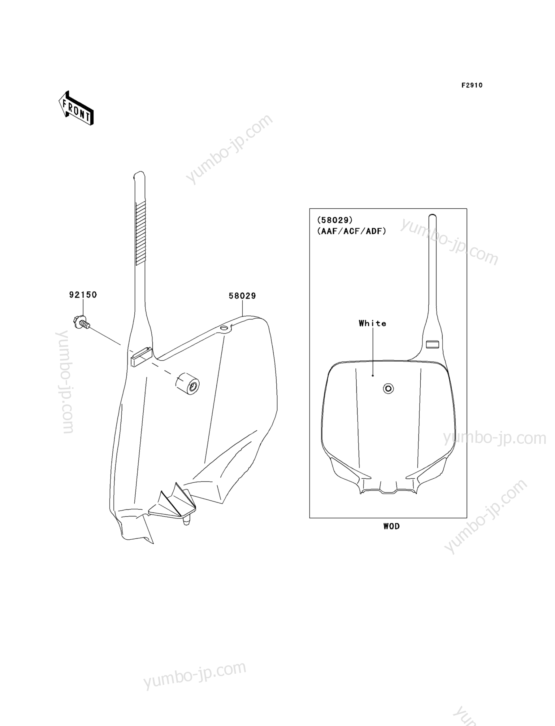 ACCESSORY для мотоциклов KAWASAKI KX85 (KX85ADF) 2013 г.