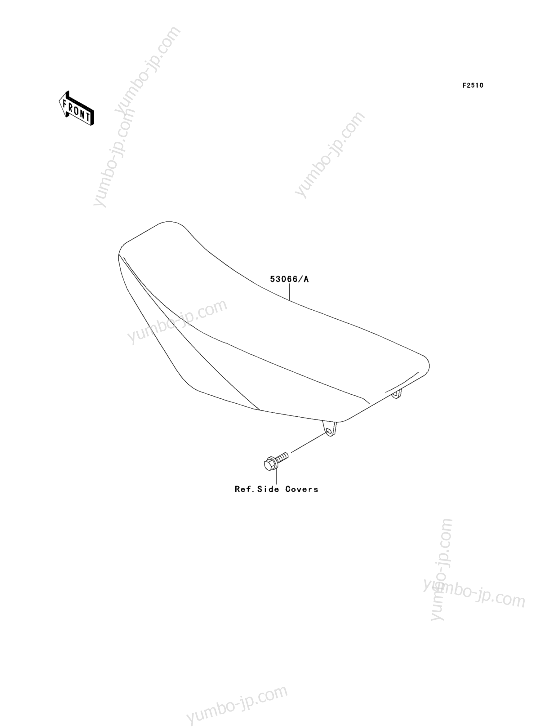 SEAT для мотоциклов KAWASAKI KX85 (KX85ADF) 2013 г.