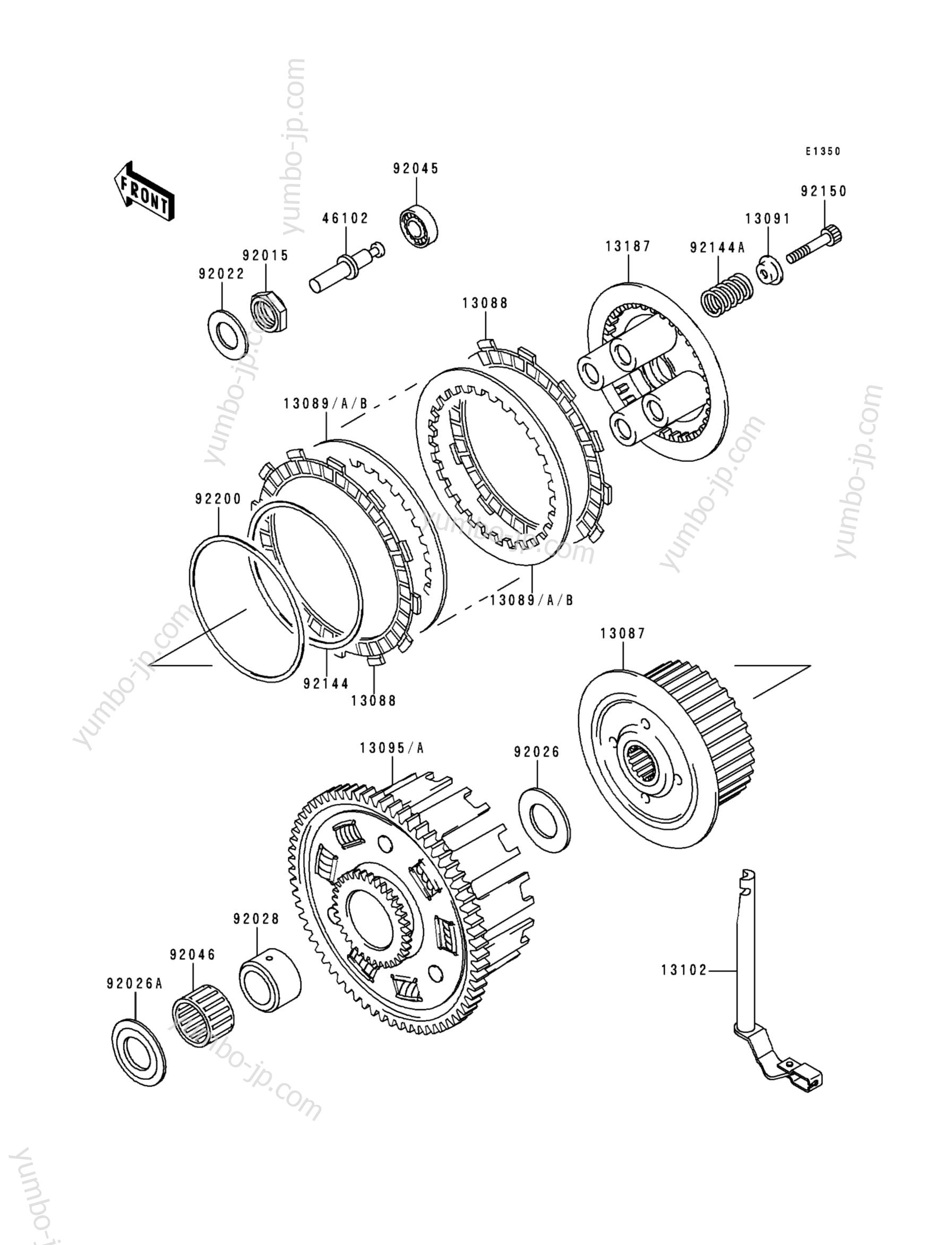 YUMBO | spare parts catalog for мотоцикла KAWASAKI NINJA ZX-6R 