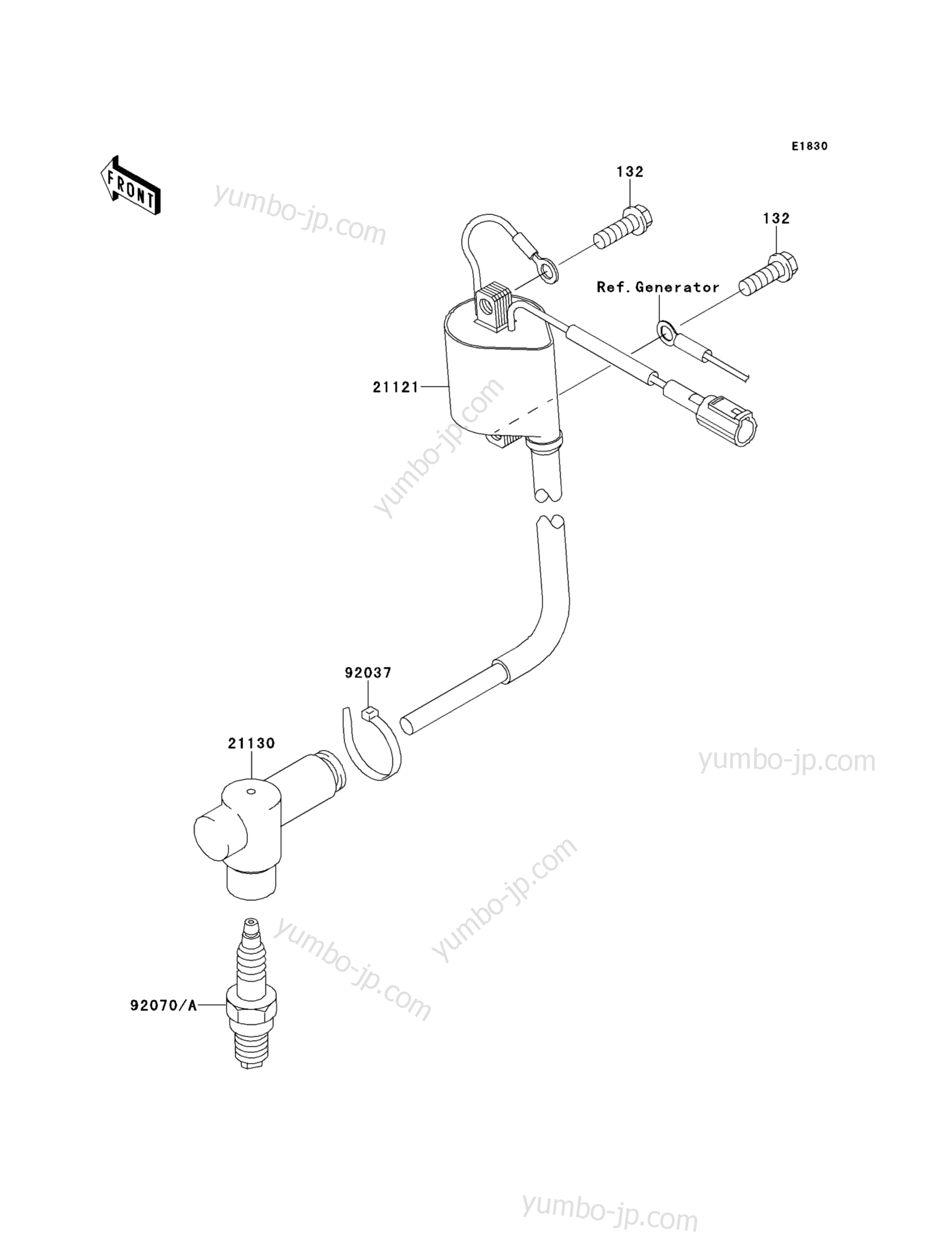 IGNITION SYSTEM для мотоциклов KAWASAKI KX85 (KX85ADF) 2013 г.