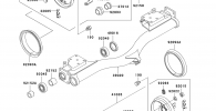 Rear Hubs/Brakes(KAF950-A1/A2)