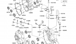 Gear Box for мотовездехода KAWASAKI MULE 4010 DIESEL 4X4 (KAF950FCF)2012 year 