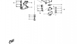 ENGINE MOUNT для гидроцикла KAWASAKI JST SKI 440 (JS440-A12)1988 г. 