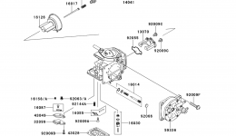 Carburetor Parts(JT900-B2) для гидроцикла KAWASAKI JET SKI 900 STX (JT900-B2)2000 г. 